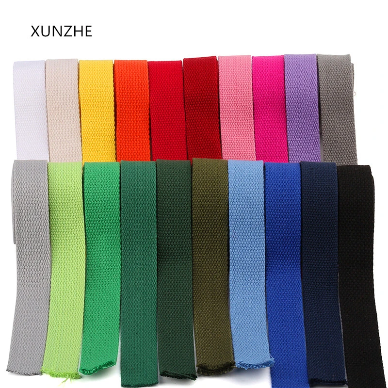 XUNZHE Gurtband 6m * 25 mm Leinwand Band Gürtel Woven Band Nylon Band  Rucksack Bindung Nähen Tasche Gürtel Zubehör|Webbing| - AliExpress