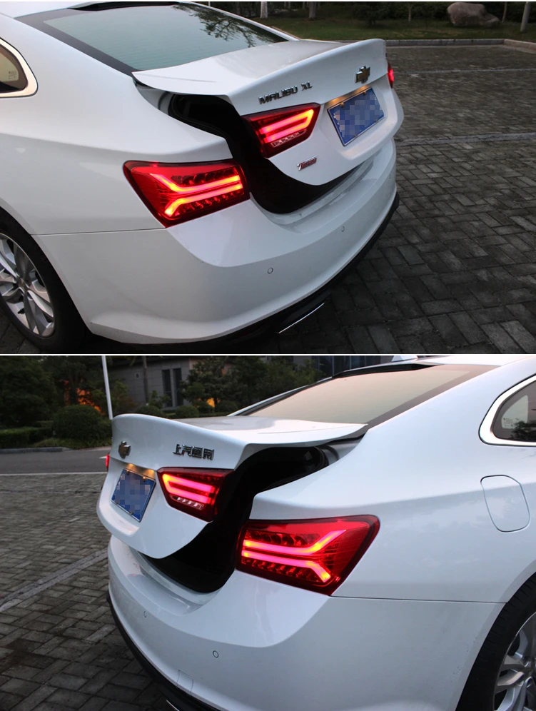 АКД автомобилей Стайлинг хвост лампы для Chevrolet Malibu фонарь Malibu XL светодиодный динамический сигнал светодиодный DRL остановить сзади лампа аксессуары