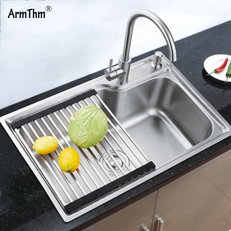 

Popular Multifunctional Sink Storage Dish Drying Rack Holder Fruit Vegetable Drainer Colanders Insulation Tool Storage Foldable