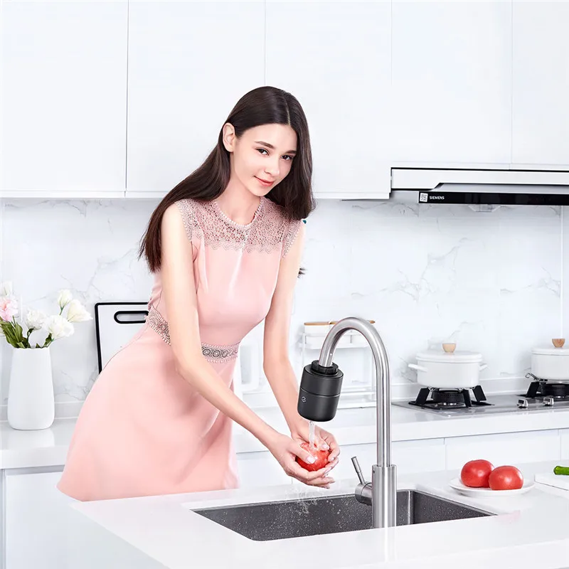 Youpin Yimu Black Smart Intelligent Monitoring Faucet Water Purifier Filter Composite Filter Black Technology Multi-chip Monitor