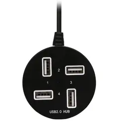 USB 2,0 High Скорость 4 Порты и разъёмы адаптер Splitter концентратор для ПК компьютер, ноутбук Futural цифровой Прямая доставка AUGG16