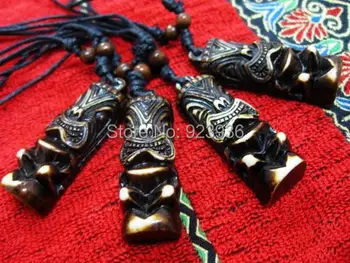 

FREE SHIPPING 10 pcs Wholesale Tibetan Jewelry Yak Necklace Fashion Artificial Bone Pendant Statue