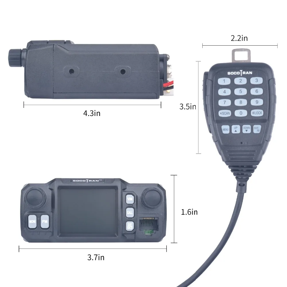 In Moscow Car Mobile Walkie Talkie  Amateur Ham Radio Vehicle Transceiver 136/220/350/440MHZ 4 Bands UHF VHF Mobile car radios In Moscow Car Mobile Walkie Talkie  Amateur Ham Radio Vehicle Transceiver 136/220/350/440MHZ 4 Bands UHF VHF Mobile car radios