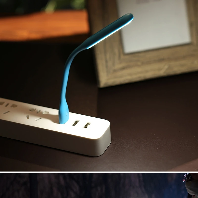 Оригинальный светодиодный USB светильник Xiaomi с выключателем вентилятор для
