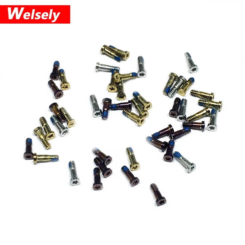 100 шт. Welsely Пентакль Dock нижний разъем винт Torx 5 звездой винт для iphone 6s iphone 6s plus аксессуары оптом
