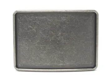 

Vintage Rectangle Blank Belt Buckle -Add Your Own Design-Custom DIY