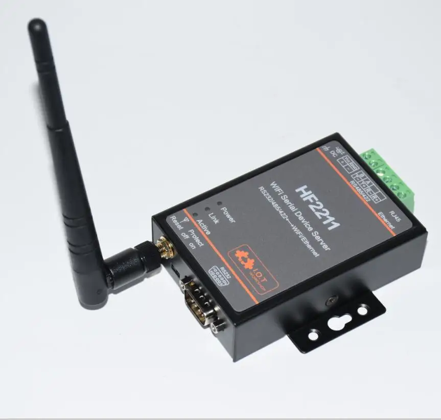 HF2211 Modbus Последовательный RS232/RS485/RS422 к Ethernet/Wi-Fi конверсионный модуль, поддержка обновления веб-OTA