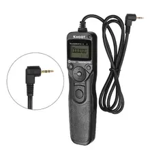 TWISTER.CK RS-60E3 LCD Timer Shutter Release Remote Control for Canon 1000D/600D//550D/500D/650D Shutter release r25 aputure ap wtr3c wireless wired timing shutter release remote control set for canon black