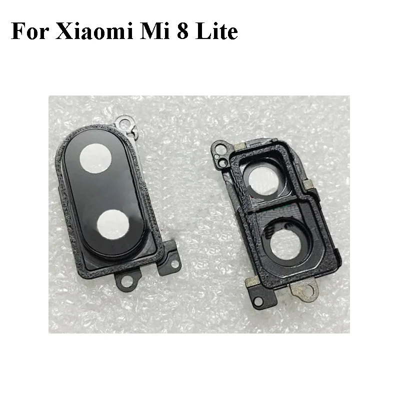 

For Xiaomi Mi 8 Lite Rear Back Camera Glass Lens +Camera Cover Circle Housing Parts For Xiaomi Mi8 Lite Replacement mi8Lite
