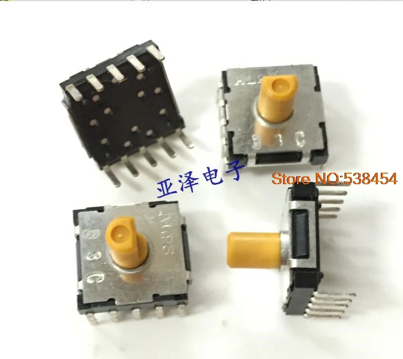5pcs SRBQ090200 Rotary switch 9 position with handle 10 pin switch