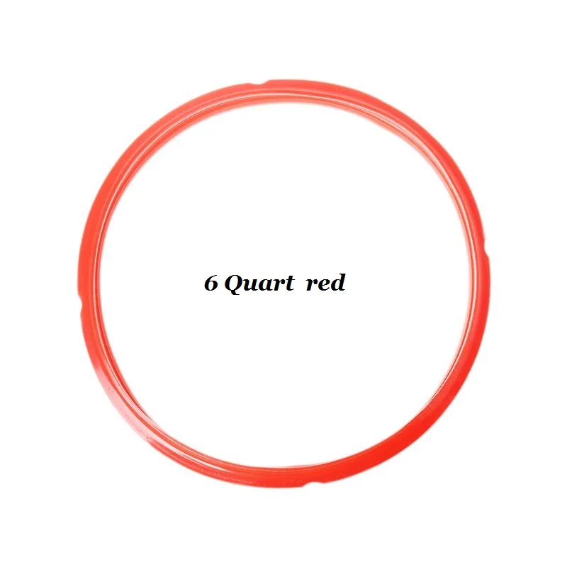 Силиконовое уплотнительное кольцо 6/8 кварта для быстрого кастрюли электрическая скороварка - Цвет: RED