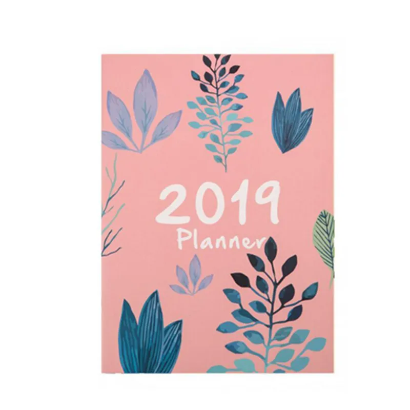 

Cute Flowers Notebook Paper Diary Planner Weekly Monthly Yearly Planner Organizer Notebook 2019 Agenda A4 School office Supplies