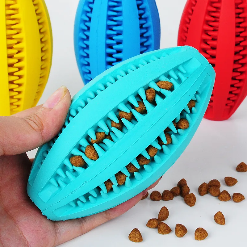 

Dog Chew Toys Teeth Cleaning Toy Bite Resistance Rubber Interactive Ball For Small Puppy Big Dog Cats Pet Toys Molar Chew Balls