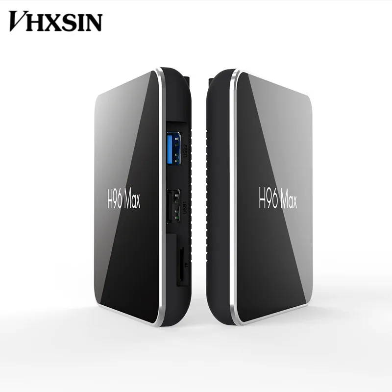 

VHXSIN h96 max x2 android 8.1 tv box amlogic s905x2 quad core 4gb 32gb 64gb bt 4k