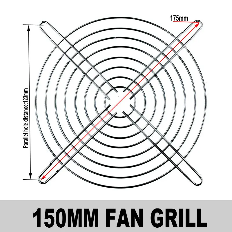 20 штук в партии Gdstime металлическая сталь 150 мм 15 см вентилятор для защиты пальцев решетка - Цвет: 150mm Fan Grill