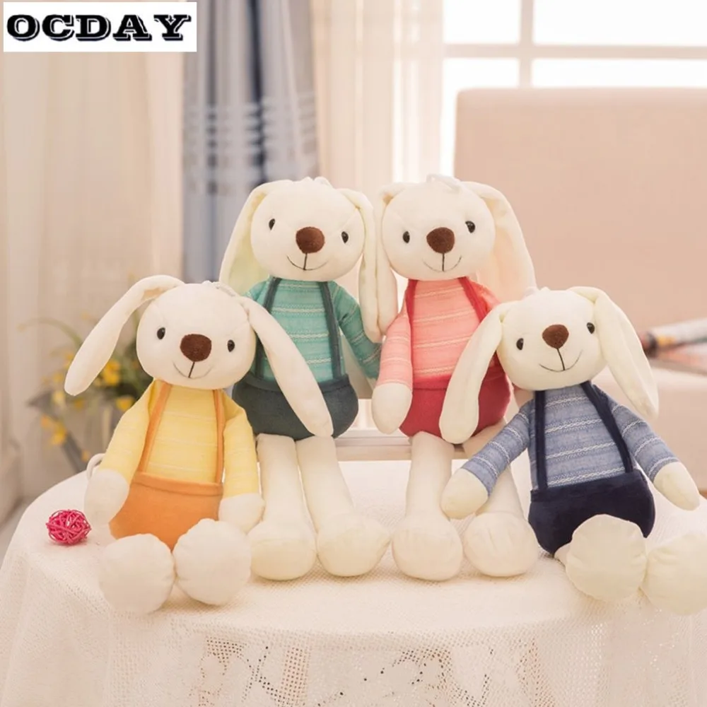 OCDAY Cute Rabbit Doll Plush Animals Soft Kids Baby Rabbit Toys for Girls Children Birthday Gift Sleeping Mate Stuffed Toys Pets OCDAY Cute Rabbit Doll Plush Animals Soft Kids Baby Rabbit Toys for Girls Children Birthday Gift Sleeping Mate Stuffed Toys Pets