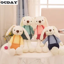OCDAY Cute Rabbit Doll Plush Animals Soft Kids Baby Rabbit Toys for Girls Children Birthday Gift Sleeping Mate Stuffed Toys Pets