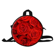 16 2-5 Years Candy 3D Printing Backpack Small Round Backpack Children Shoulder Crossbody Bag School Bags For Girls Boys Gift