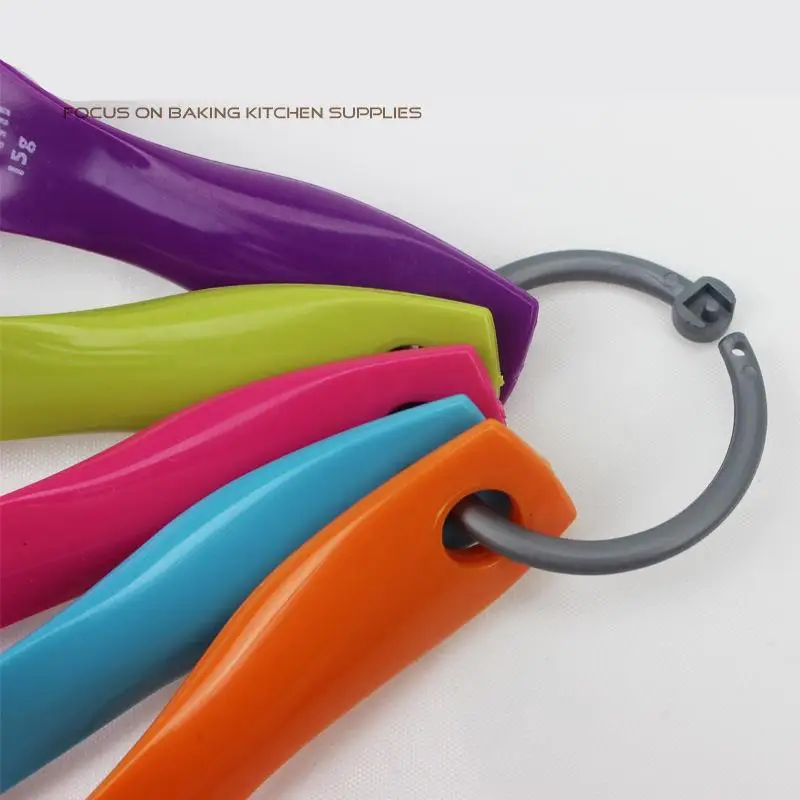 Super-Useful 5PC Kitchen Colourworks Measuring Spoons Spoon Cup Baking Utensil Set Kit D729 - Image 4