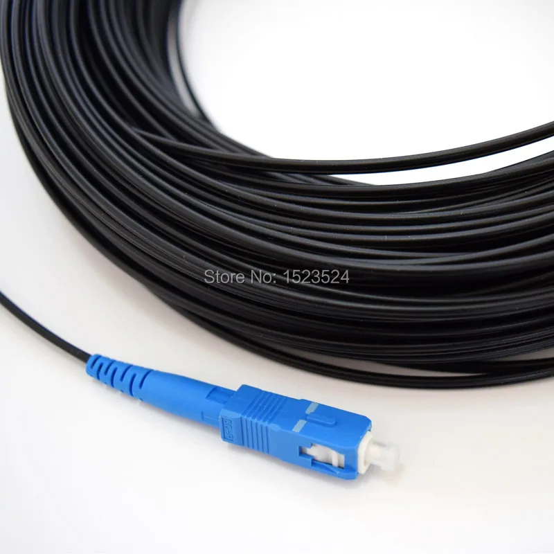 FTTH оптоволоконный кабель переходник SC на SM 200 метров|patch cord sc|fiber opticsc sc |