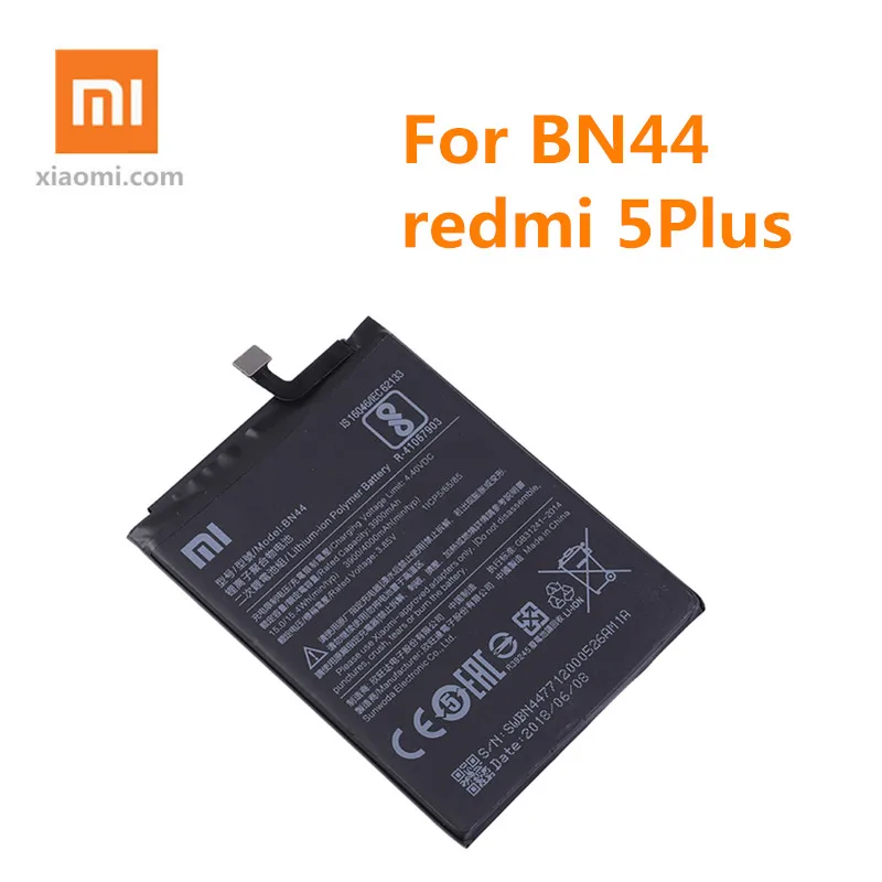 Xiao mi Phone BN44 аккумулятор 4000 мАч Высокая емкость полимерная Замена сильная выносливая батарея BN44 для Xiao mi Red mi 5 Plus+ Инструменты