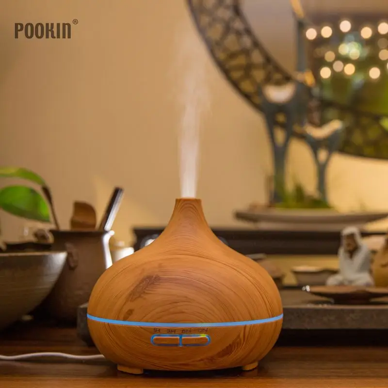 

300ml Cool Mist Humidifier Colorful LED Night Light Home Air Purifier Mini Humidifier for Home Office Baby