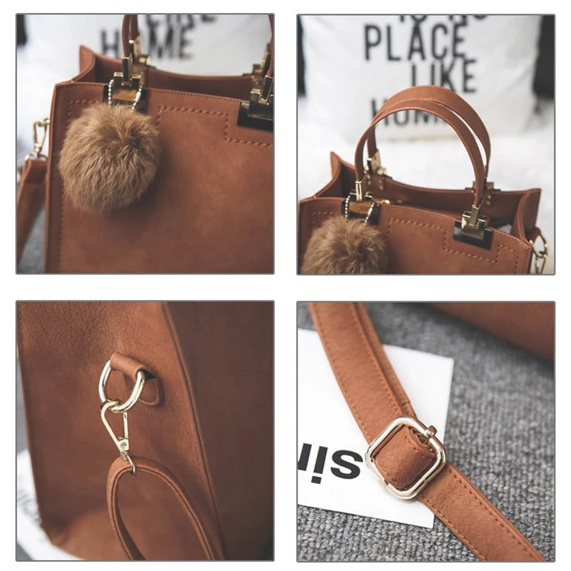 BBirds Scrub Fashion Women Leather Shoulder Bag Retro Shoulder Diagonal Handbag Ladies Bag Bolso de Mano Sac de Femme