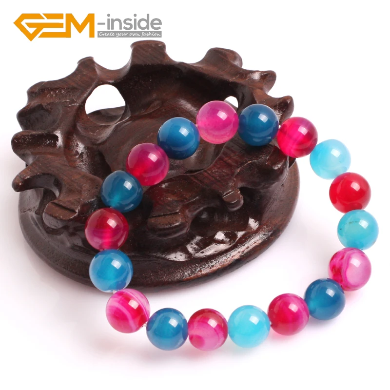 Браслет из бусин и натурального агата для женщин|agate bracelet|natural stone beads braceletbracelet natural