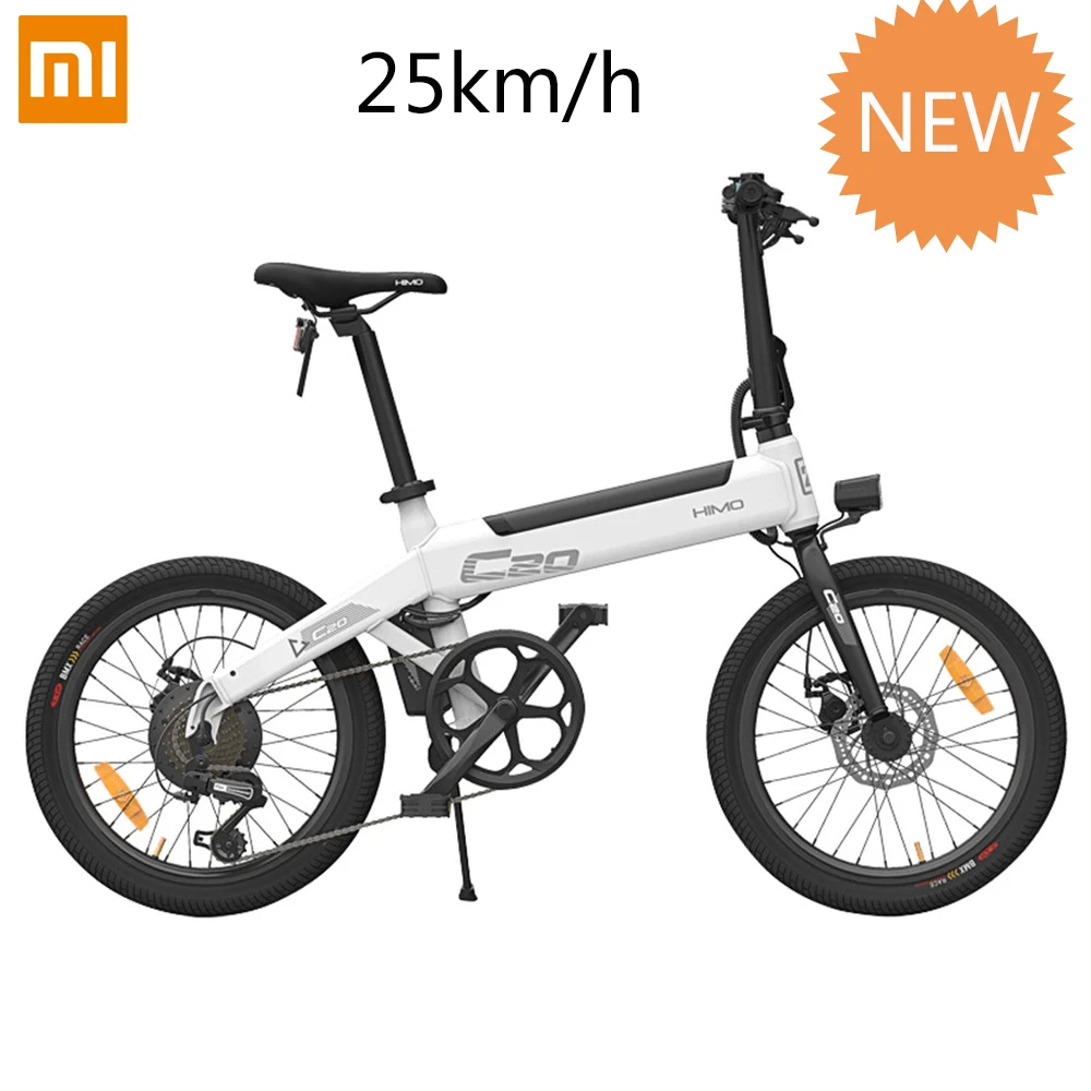 

[Free Duty] HIMO C20 Foldable Electric Moped Bicycle 250W Motor 25km/h Variable Speed HIMO C20 V1 Storage Basket Bike Bag