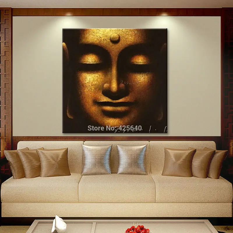 Buda Buddha Oil painting Zen Buddha Canvas Wall Art pictures for living
