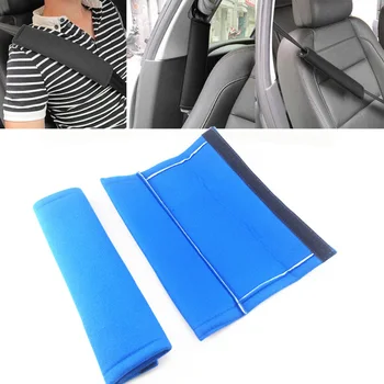 

2 PC Car Seat Belt Shoulder Pad Cover Comfort Harness Pads for Opel Astra VAUXHALL MOKKA Zafira Insignia Vectra Antara