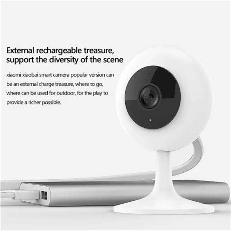 Новая умная веб камера Xiaomi Xiaobai популярная версия 360 градусов инфракрасная 720P HD