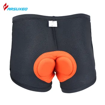 

ARSUXEO Men Women Cycling Underwear 3D Coolmax Padded MTB Road Bike Bicycle Shorts Comfortable Cycling Sports Under Clothing
