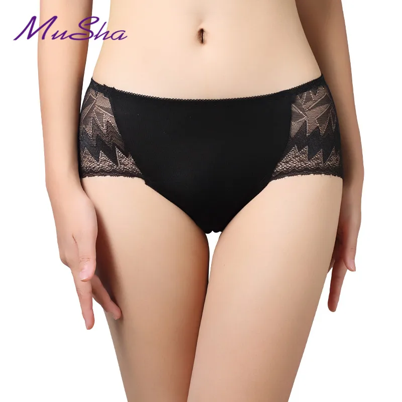 Hot sale! Sexy Panties Good Quality Comfort Underwear Bamboo Fiber LACE