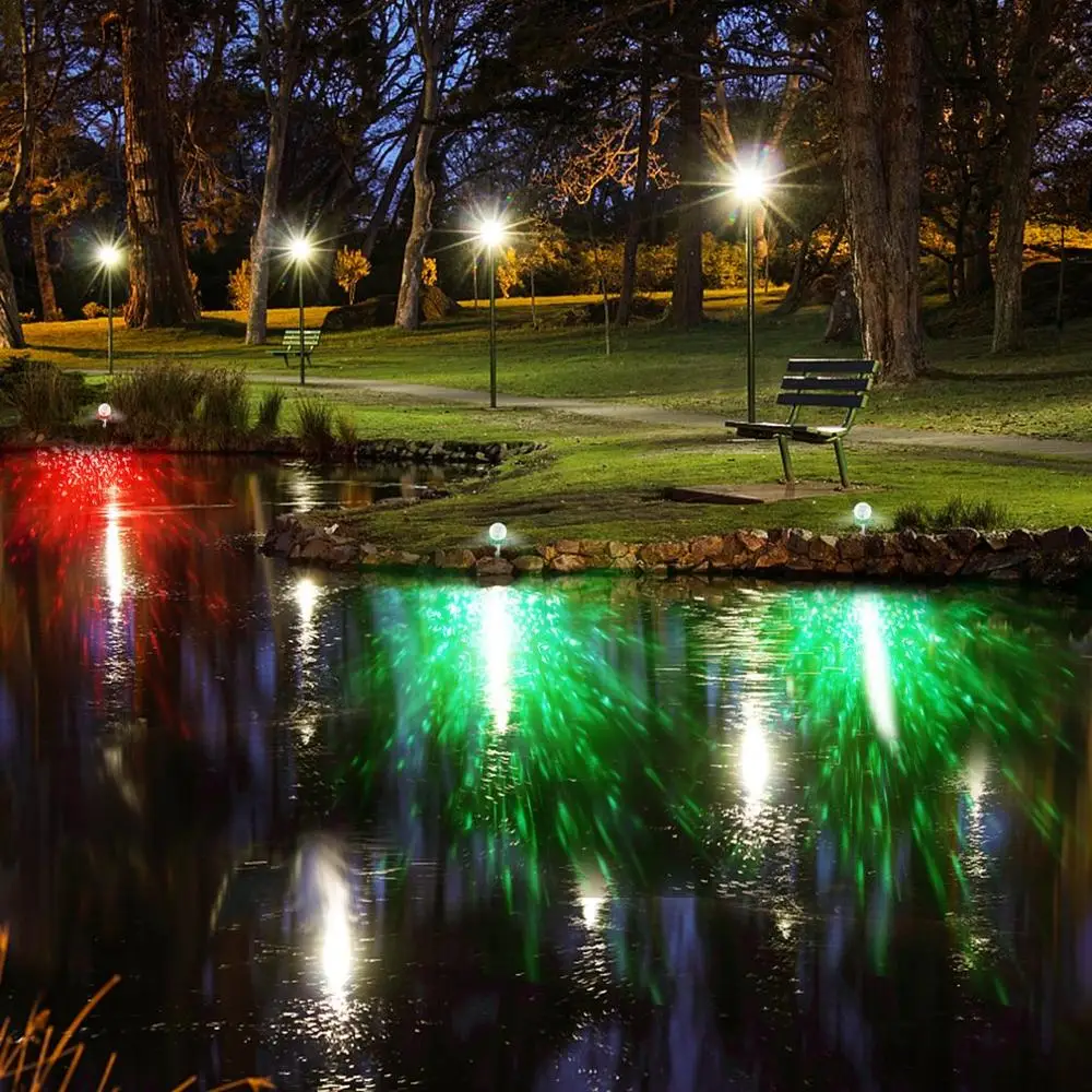 

Waterproof Magical Spotlight Rotating Led Projector Light with Flame Lightings for Christmas Festival Decorations (Red+green)