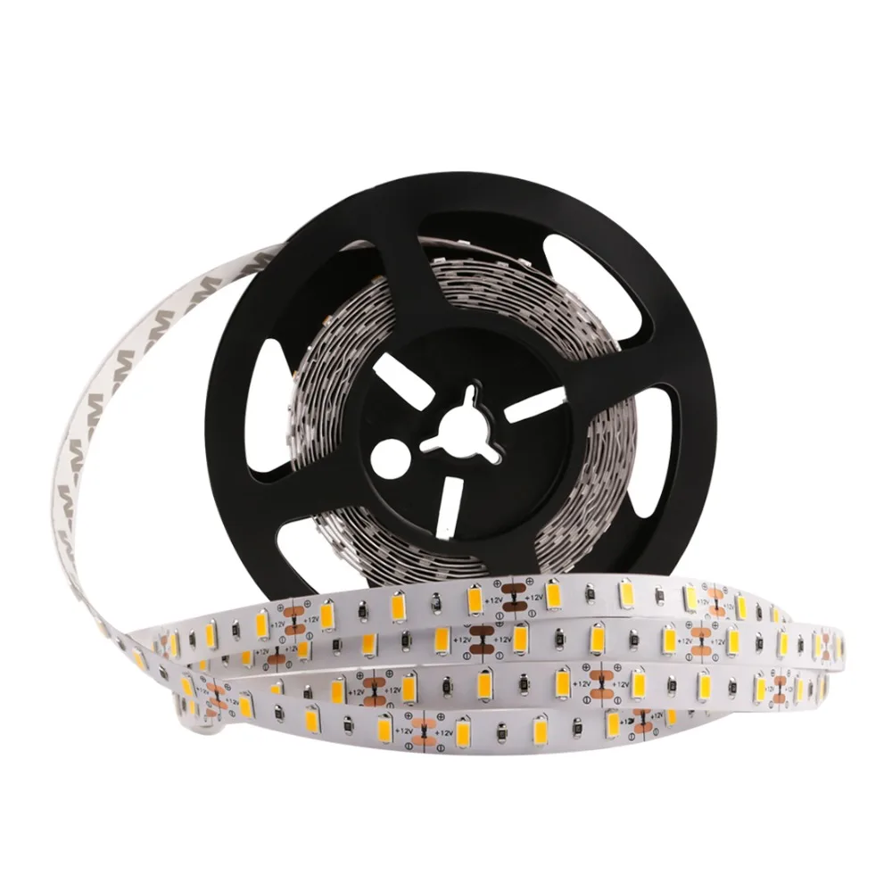 

LED Strip 5M DC12V 5A SMD 5630 300Leds 60Leds/M Fiexble USB Light Non-Waterproof IP20 Warm White for home living room