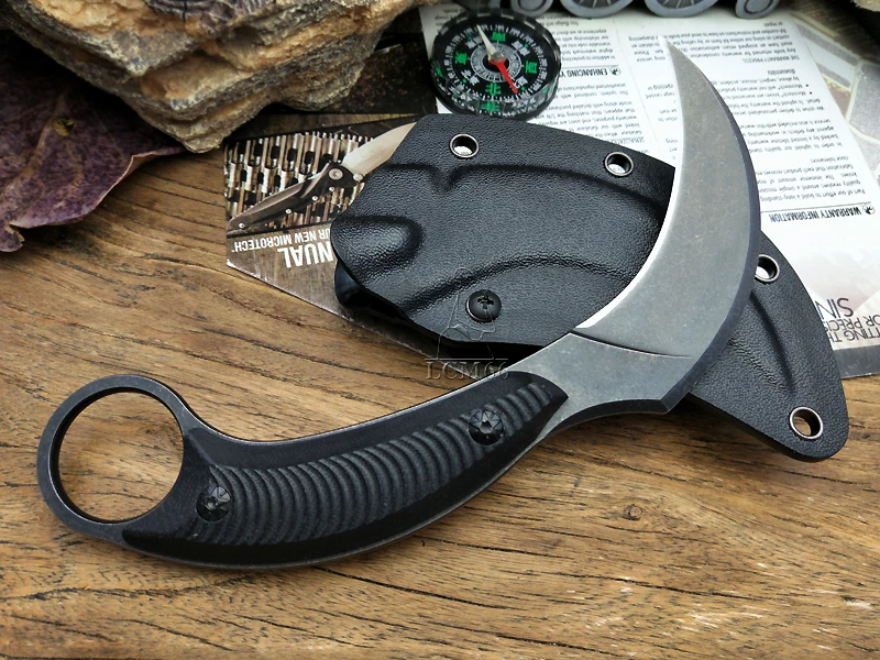 LCM66 тактика karambit Скорпион коготь нож открытый кемпинг джунгли выживания битва Фиксированным Лезвием Охотничьи ножи инструмент самообороны