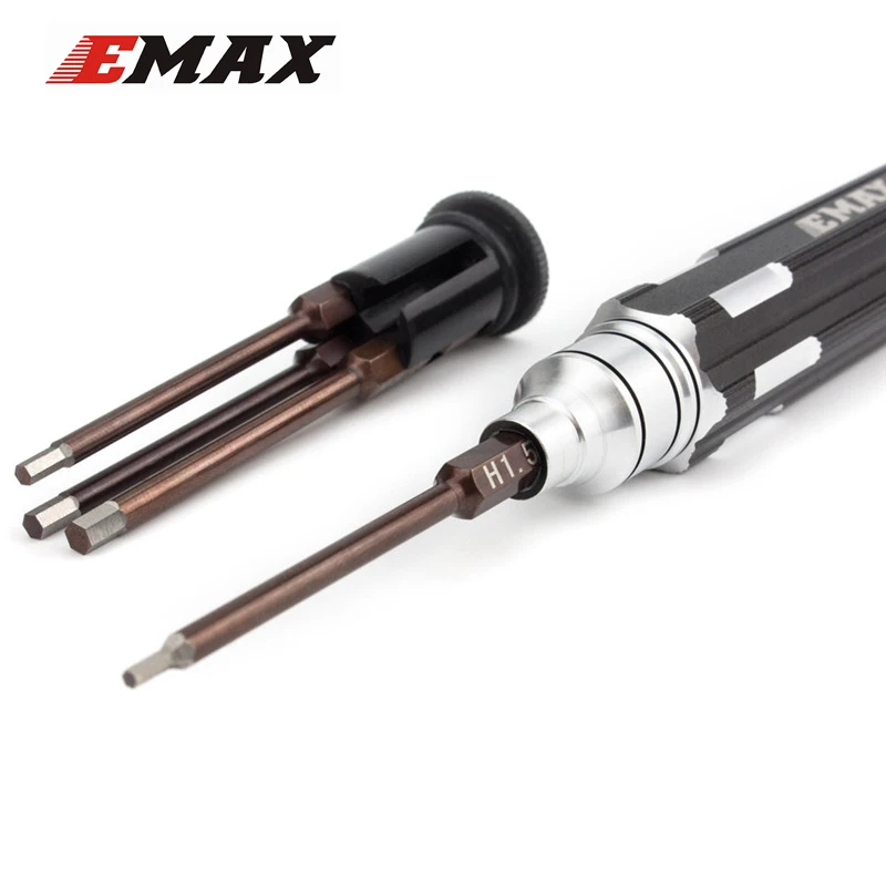 

Emax H1.5 H2.0 H2.5 H3.0mm Socket Hexagon Screwdriver Set Allen Driver for RC Drone FPV Racing Spare Parts