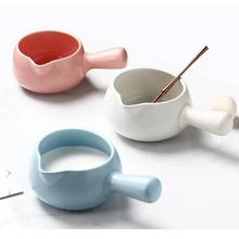 700 мл японский керамический горшок для молока, мини кастрюля, кастрюля, Детская пищевая добавка, кухонная посуда с одной ручкой, каша, суповый горшок, 9 цветов