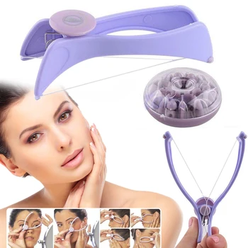 Mini Facial Hair Remover - Spring Threading Epilator -  Face Defeatherer - Hair Removal - DIY Makeup Beauty Tool for Cheeks and Eyebrows 4