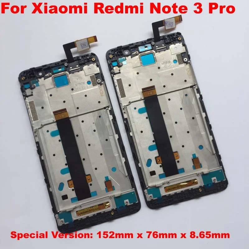 

Frame 152mm For Xiaomi Redmi Note 3 Kate Special Global Version LCD Display Touch Screen Digitizer For Redmi Note 3 Pro+Frame