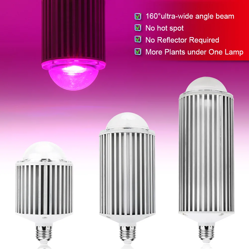 E27 60 W 120 W 180 W Фито лампа полный спектр бескорпусной чип светодиодный светать AC 85-265 V выращивание лампы для помещений парниковых Гидропонные
