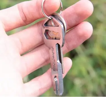 

EDCGEAR mini multifunctional wrench key simple brilliant pocket tool 18-in-1 EDC key tool outdoor survial