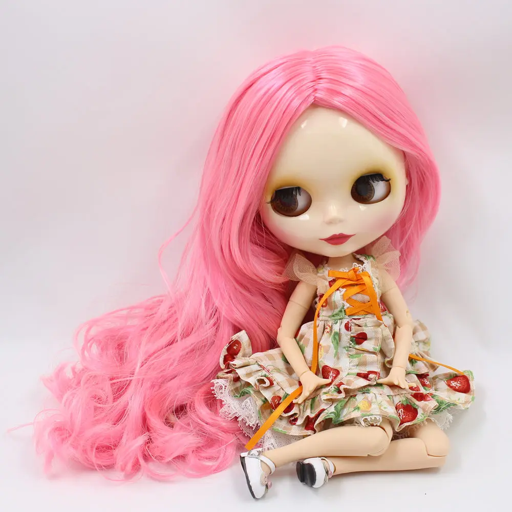 Наряды для Blyth doll, платье без рукавов, маленький веселый узор, кружевной внутренний, живой наряд для 1/6 azone BJD pullip licca