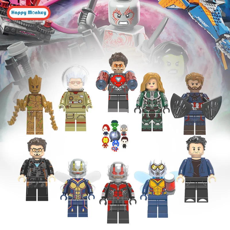 

New Marvel Super Heroes Avengers Thor Loki Batman Building Blocks Guardians of the Galaxy Compatible With LegoINGly Toys Figures