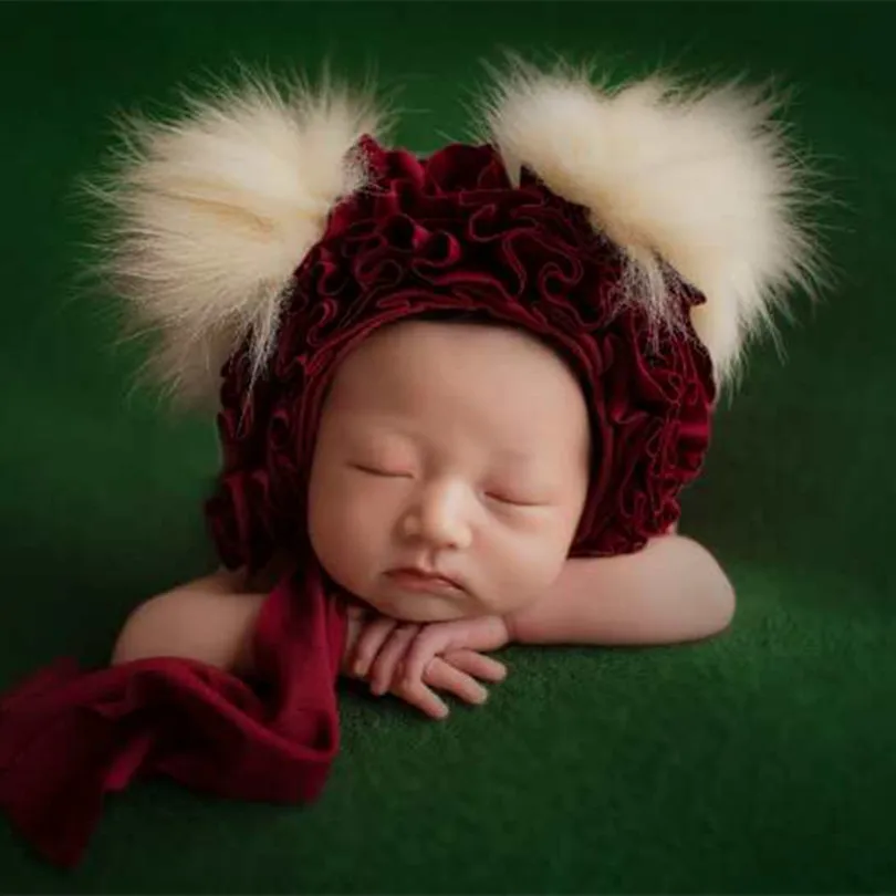 baby fluffy hat