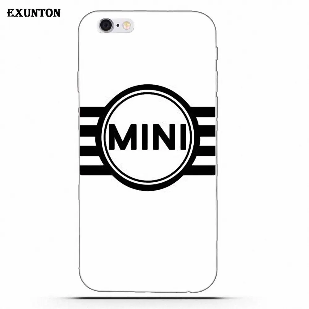 Mini Cooper логотип мягкий художественный принт для Apple iPhone 4 4S 5 5C SE 6 6 S 7 8 Plus X для Apple iPhone 4 4S 5 5C SE 6 6 S 7 8 Plus X