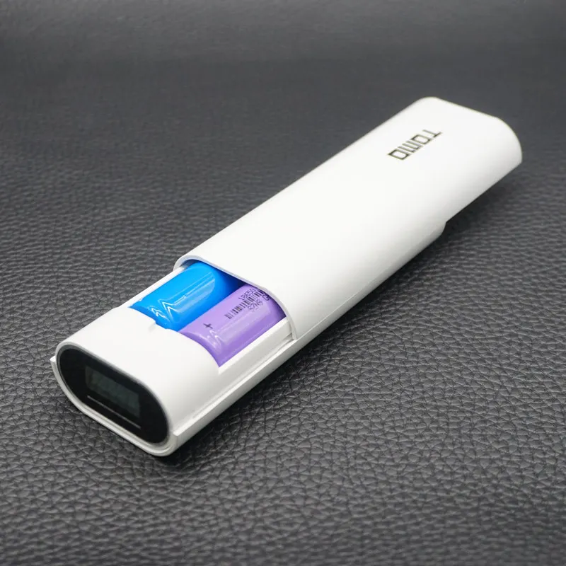 

TOMO M2 18650 Lithium Battery Charger Box For 3.7V 18650 Batteries 2 Slots Rechargeable Charge With LCD Indicator Power Bank
