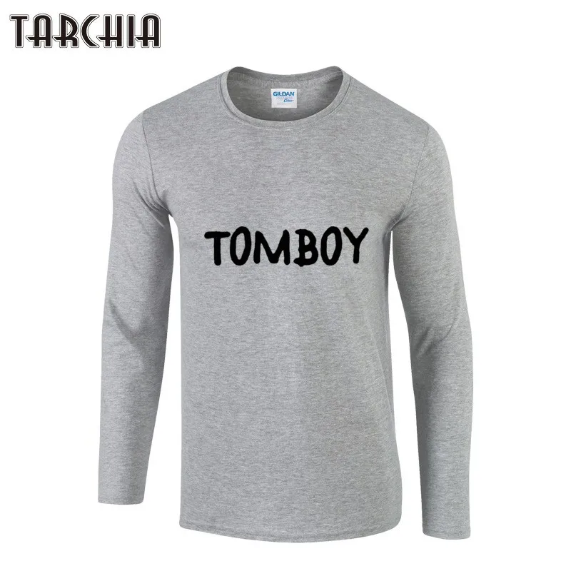 Модные мужские футболки TARCHIA с принтом TOMBOY брендовые дизайнерские осенние