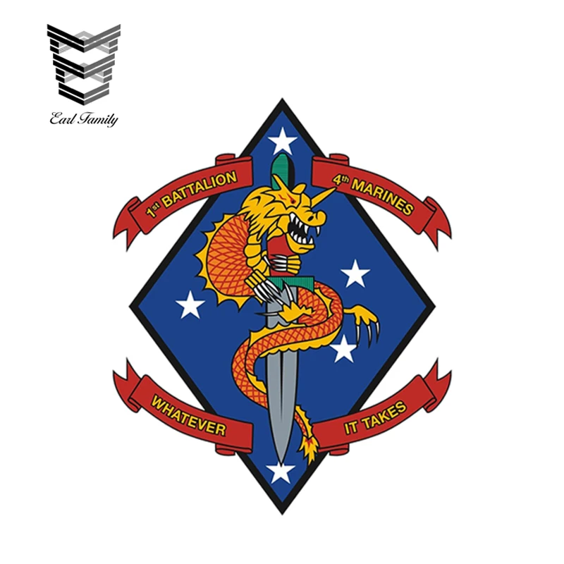 Marines 1st Recon BN Wall Window Vinyl Decal Sticker Military U.S